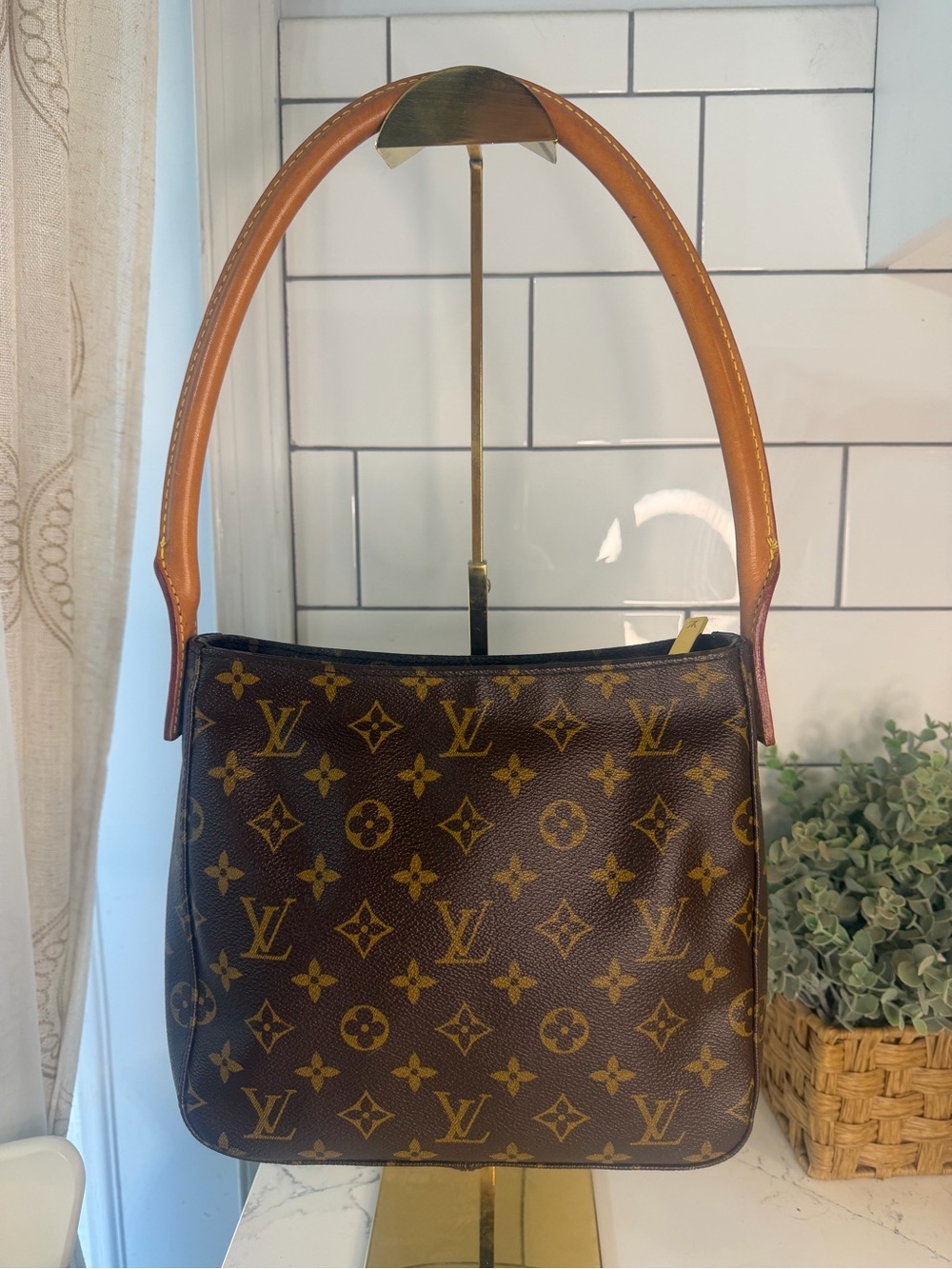 Authentic Vintage Louis Vuitton Looping Shoulder bag with printed COA - Picture 9 of 10